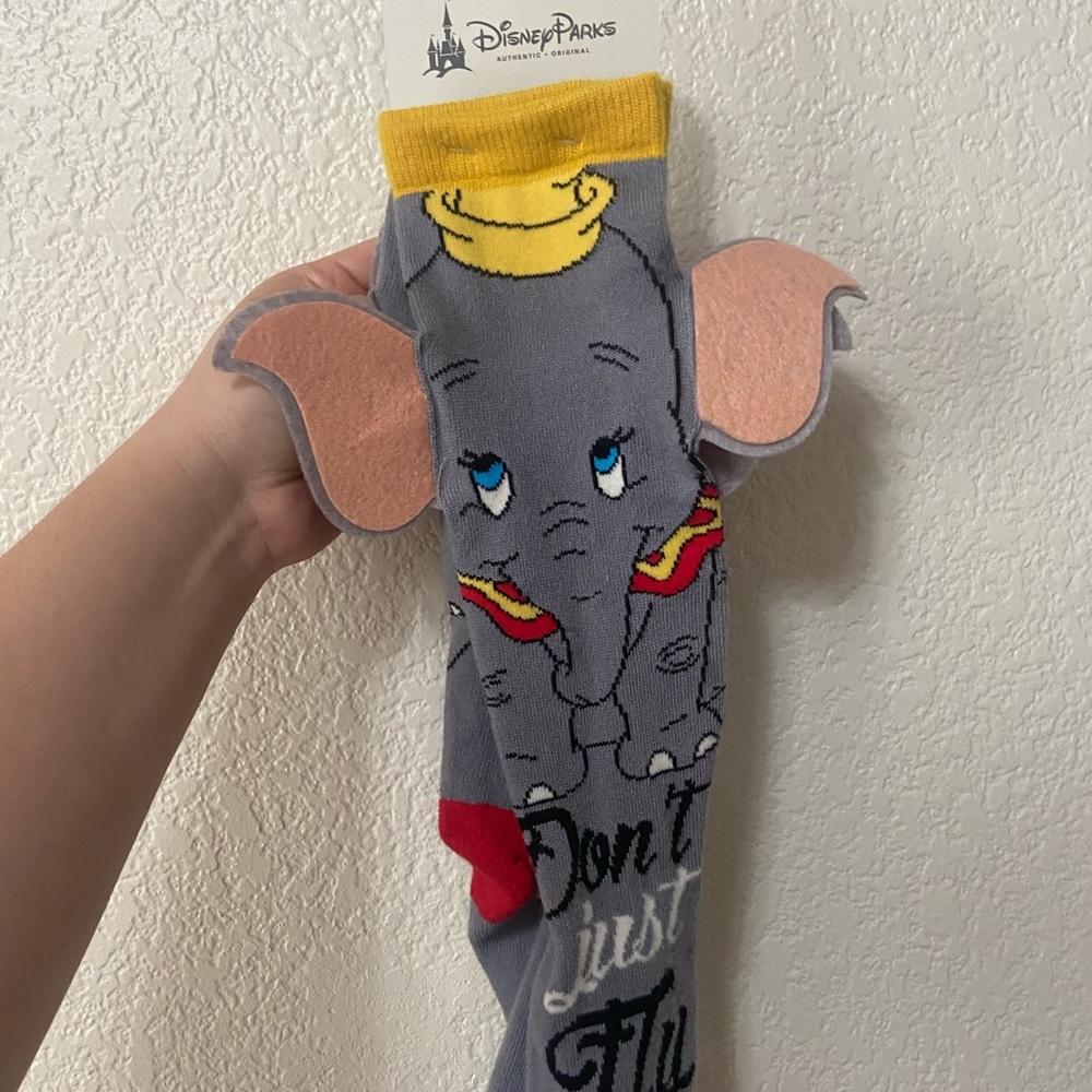 dumbo socks from Disneyland park <3